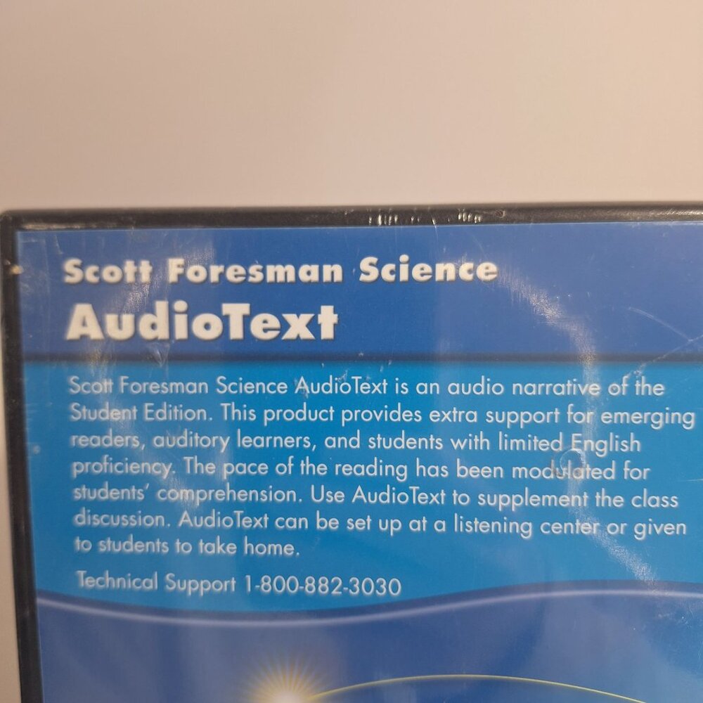 Scott Foresman Science 2006 Audiotext CD Grade 1 Scott Foresman Sealed - Picture 5 of 6